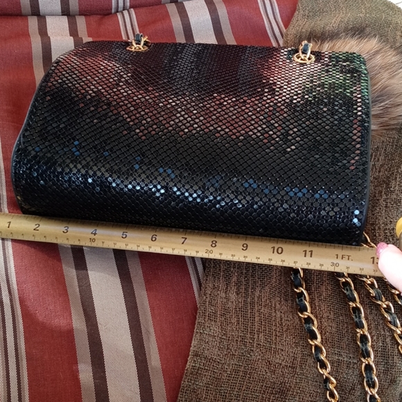 🖤 Whiting & Davis Shoulder Bag & PomPom - Picture 8 of 16